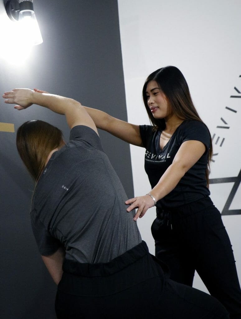 ATHLETIC THERApisT, PAIN CLINIC, PAIN ASSESSMENT, FROZEN SHOULDER, revival airdrie, revival therapeutics & performance