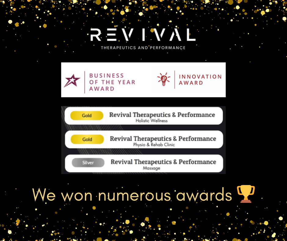 Embracing Success: Highlights from a Year of Growth at Our Airdrie Pain Clinic 8 Airdrie business awards, revival Airdrie