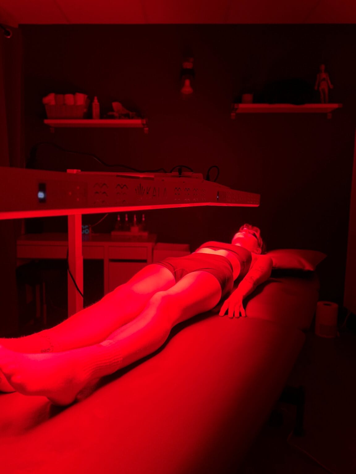 Red Light Therapy patient